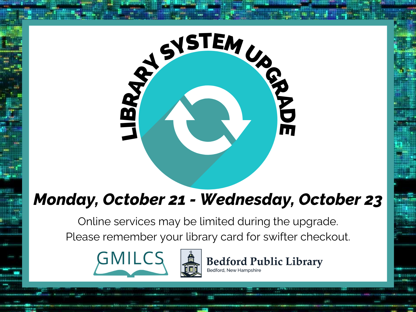 Library System Upgrade October 2123 Bedford Public Library
